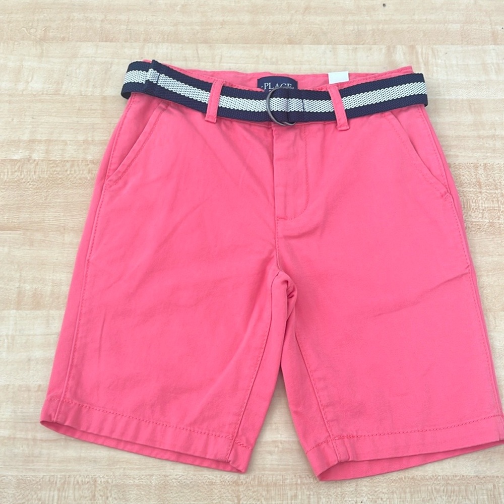 Boys Belted Chino Shorts